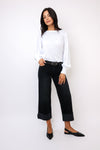 JBD Scissor Cuffed Slim Wide Leg