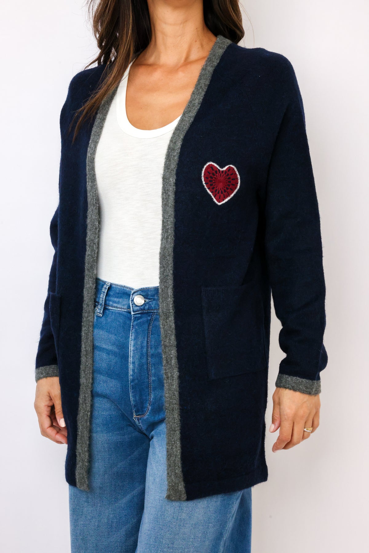 Color Block Cardigan