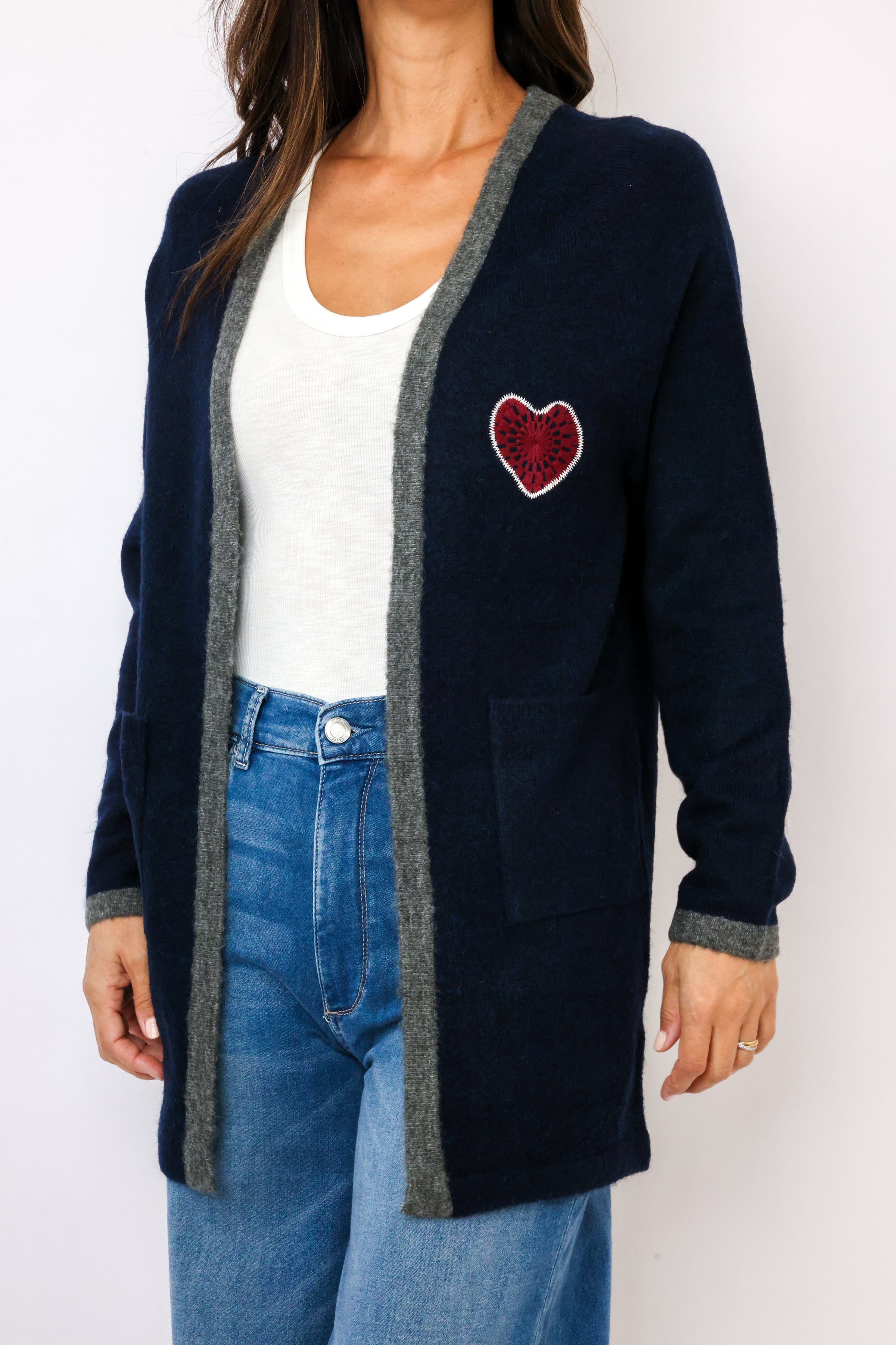 Color Block Cardigan