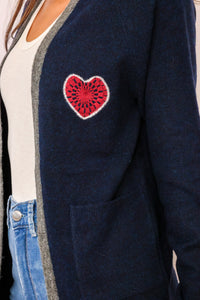 Color Block Cardigan