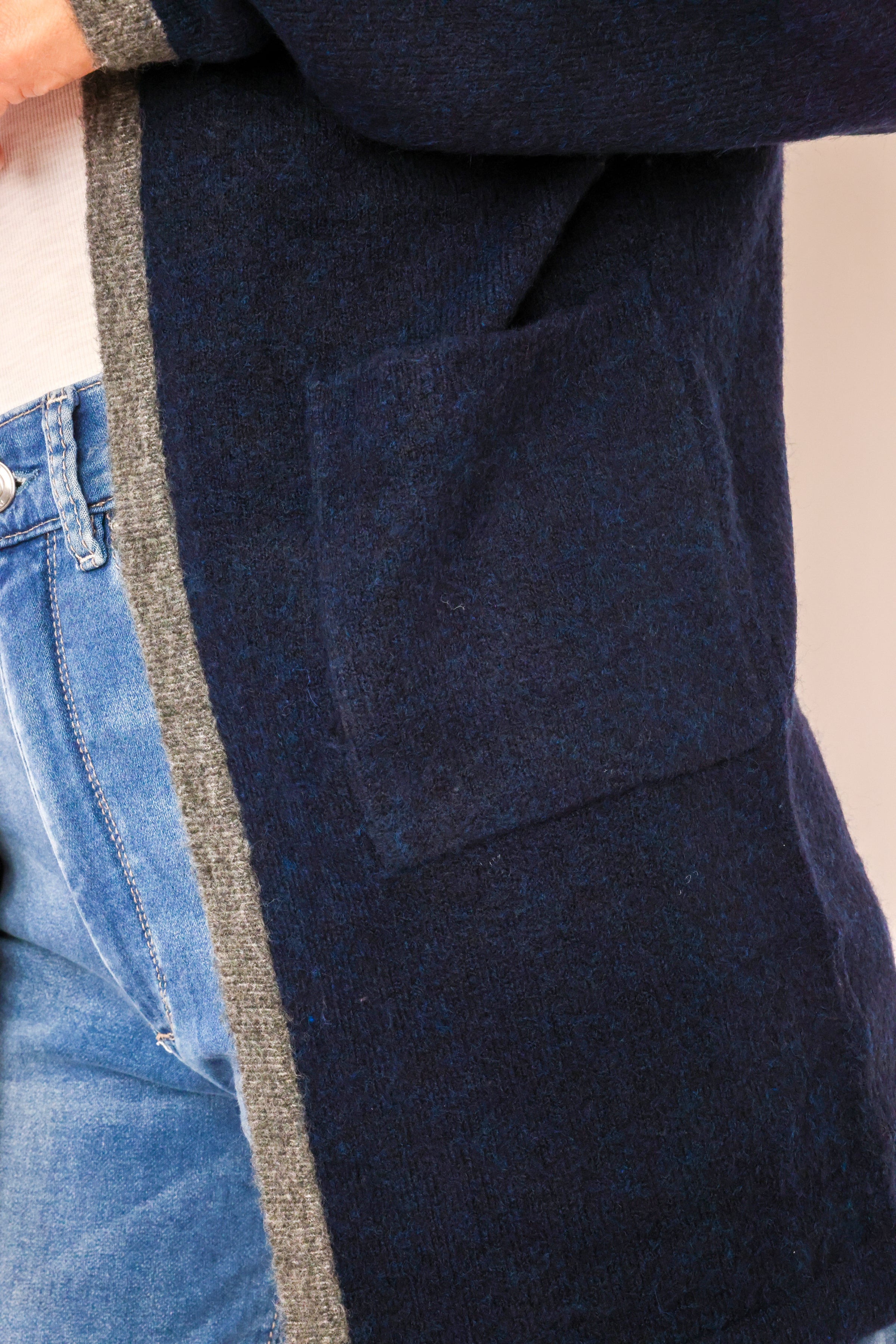 Color Block Cardigan