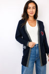 Color Block Cardigan