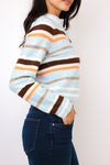 Central Park West Ash Striped Cardigan