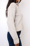 Nova Snap Front Henley Sweater