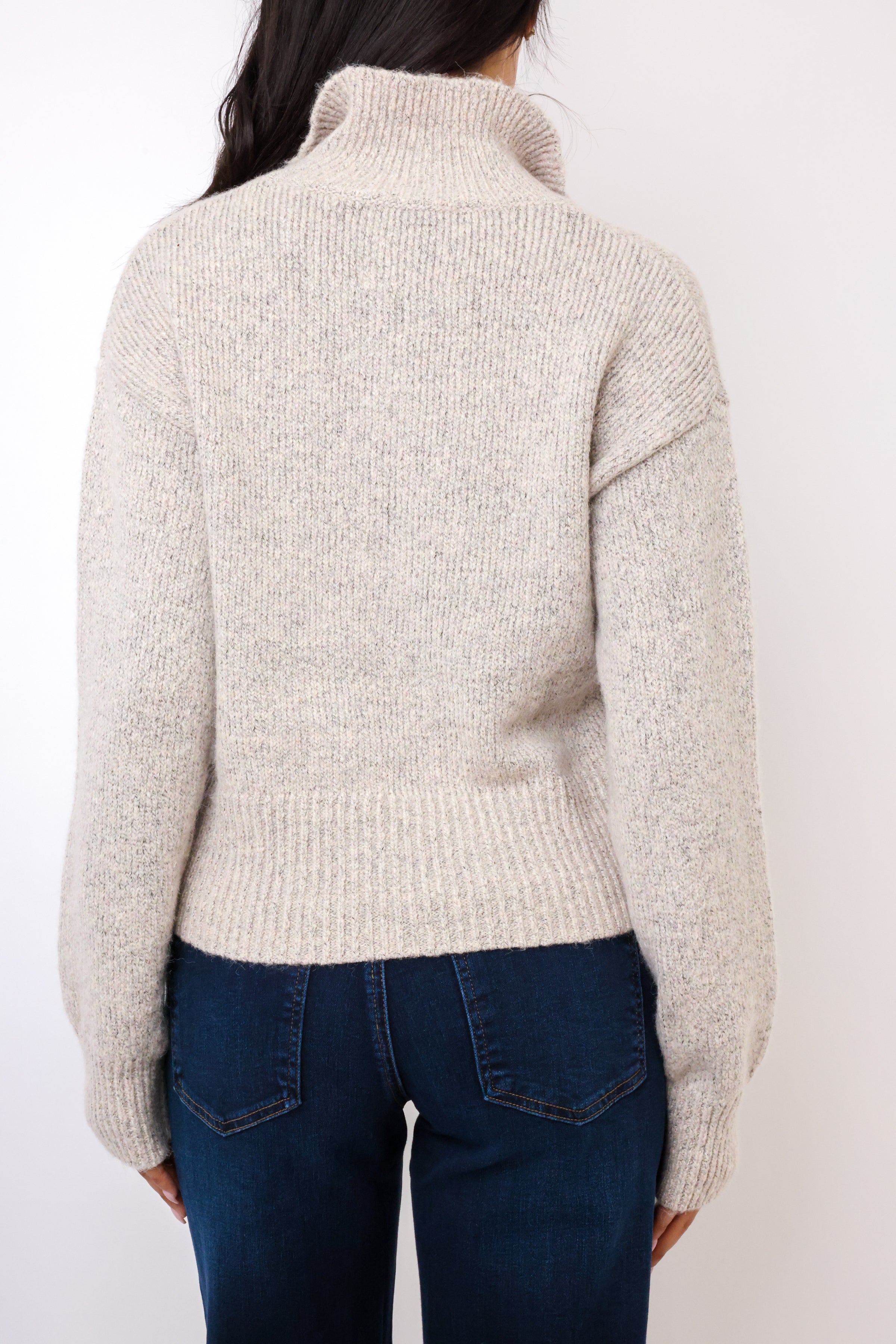 Nova Snap Front Henley Sweater