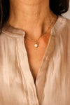 Double Clover Charm Necklace