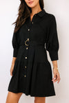 THML Mid Sleeve Button Up Dress