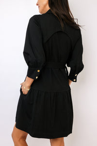 THML Mid Sleeve Button Up Dress
