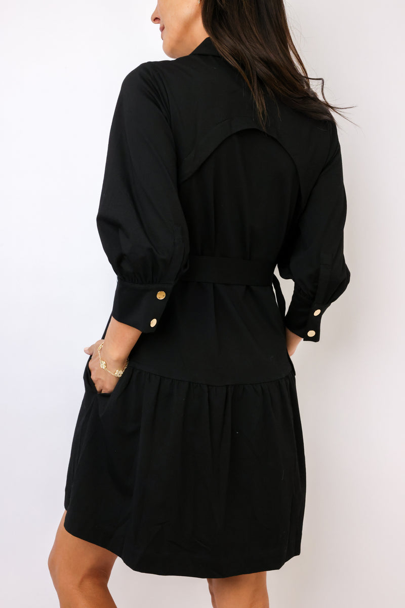 THML Mid Sleeve Button Up Dress