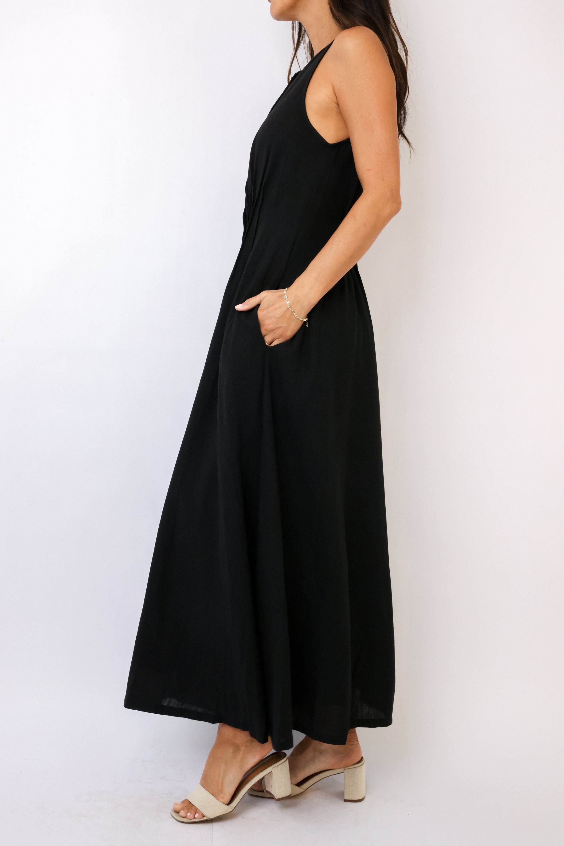 THML Sleeveless Maxi Dress