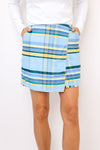 Foray Mesh Overlay Faux Wrap Skirt