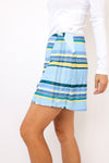 Foray Mesh Overlay Faux Wrap Skirt