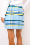 Foray Mesh Overlay Faux Wrap Skirt