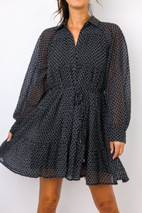 MinkPink Lydia Tiered Shirt Dress