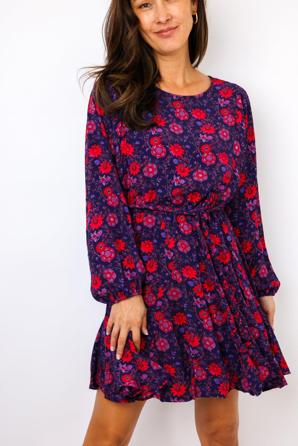 SRB Floral Printed Mini Dress