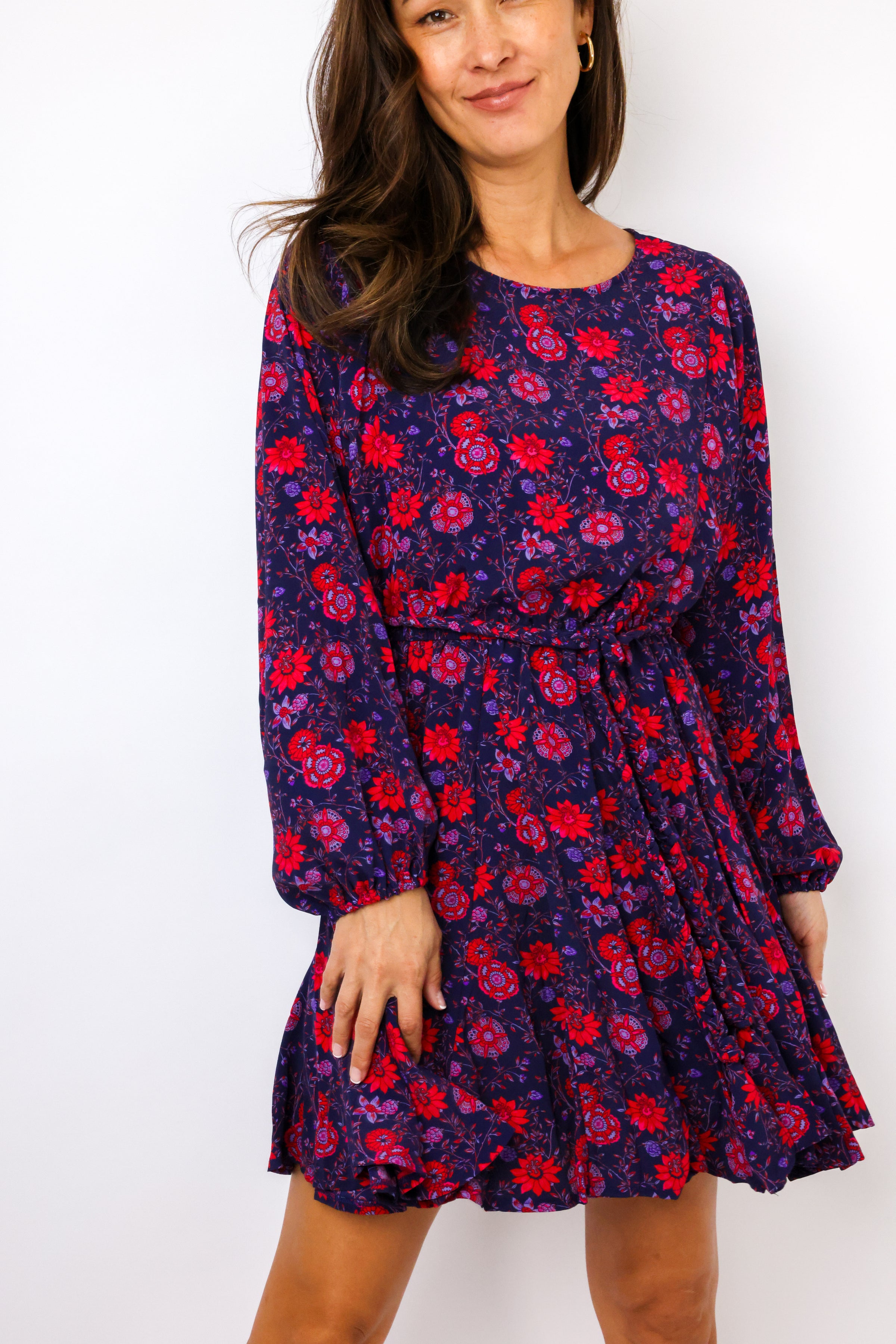 SRB Floral Printed Mini Dress