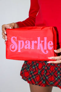 Sparkle Large Cosmetic Pouch