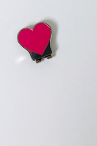 Large Heart Hat Clip
