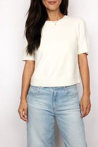 Michael Stars Agatha Short Sleeve Knit Sweater