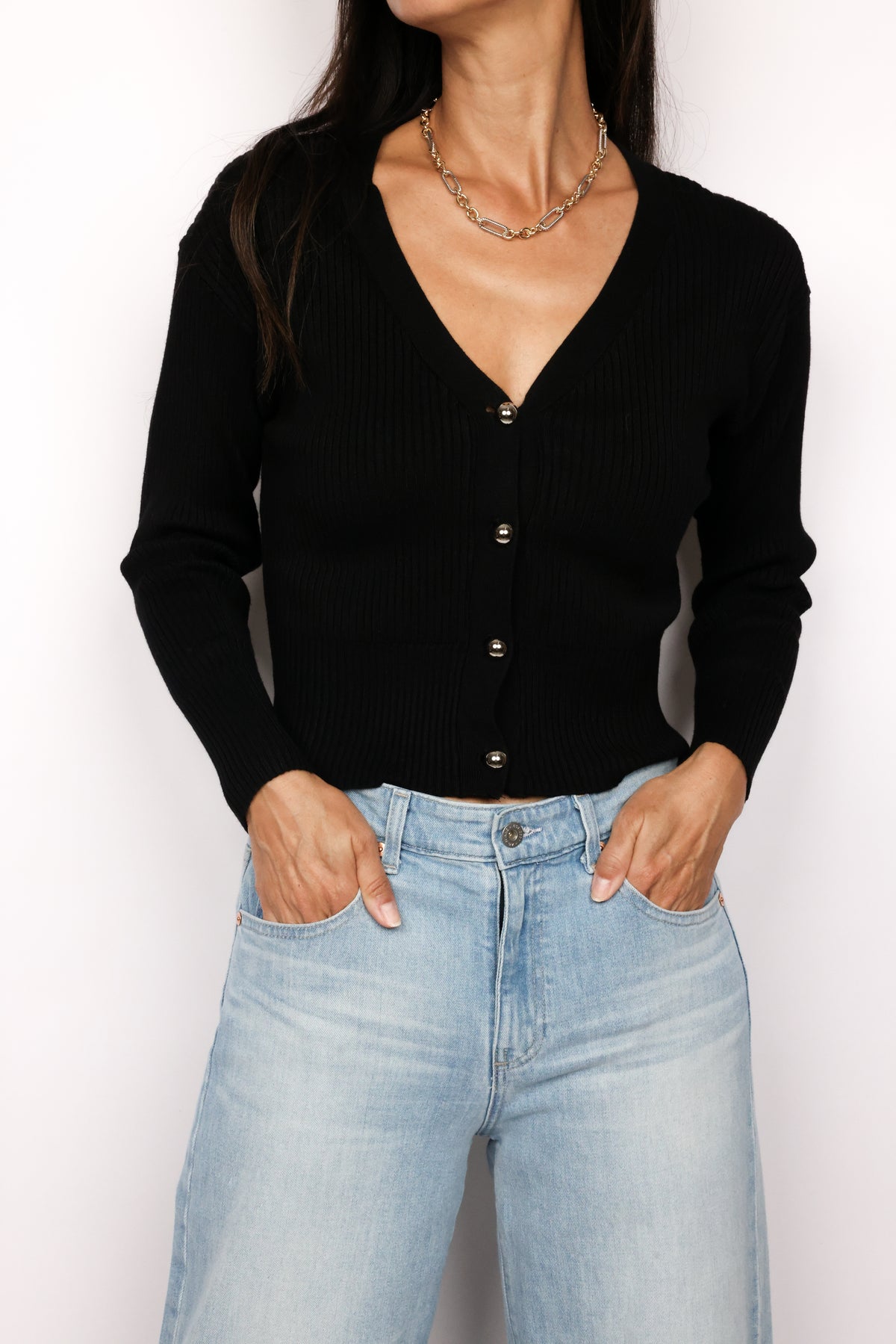 V-Neck Cardigan