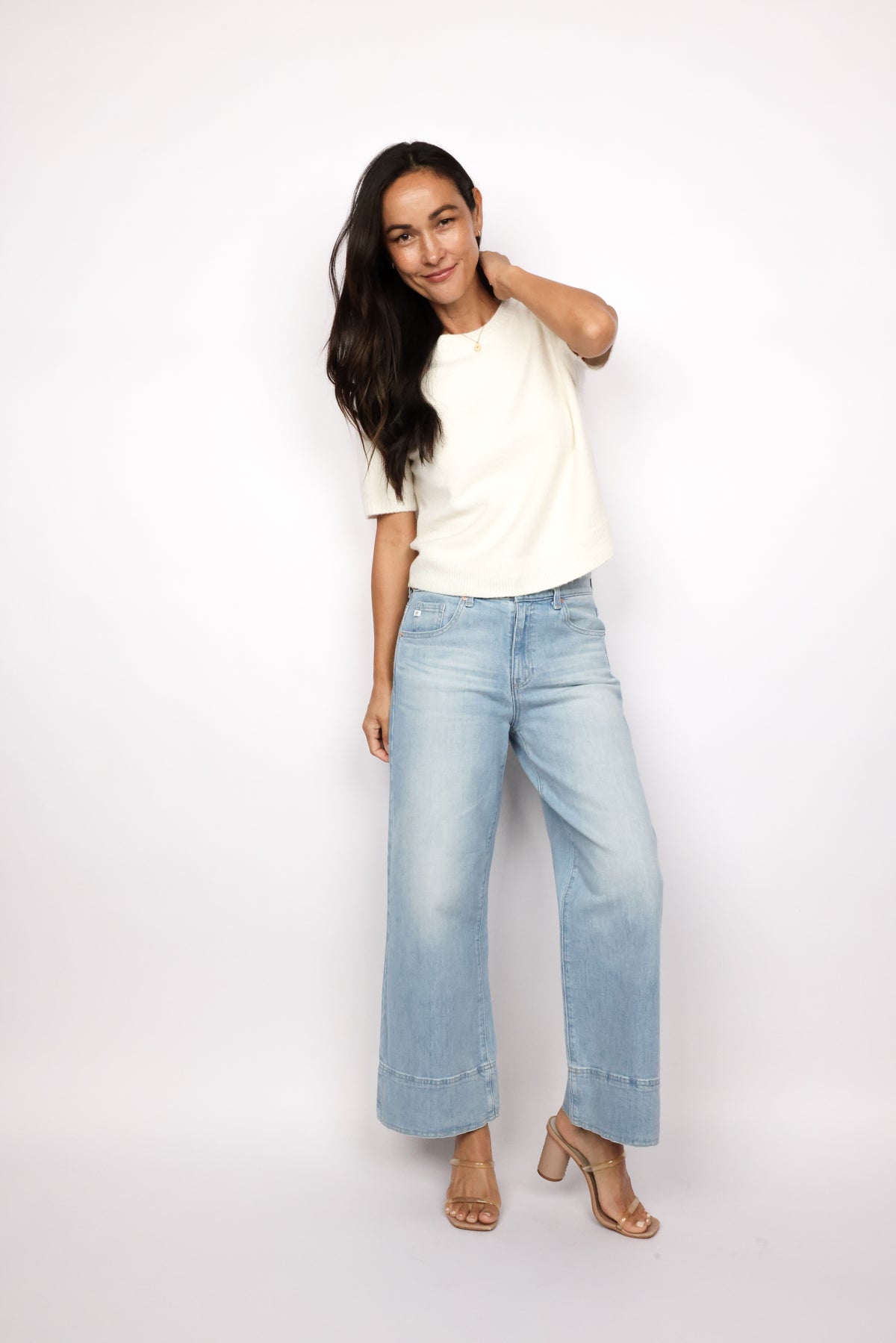 AG Saige Wide Leg Crop