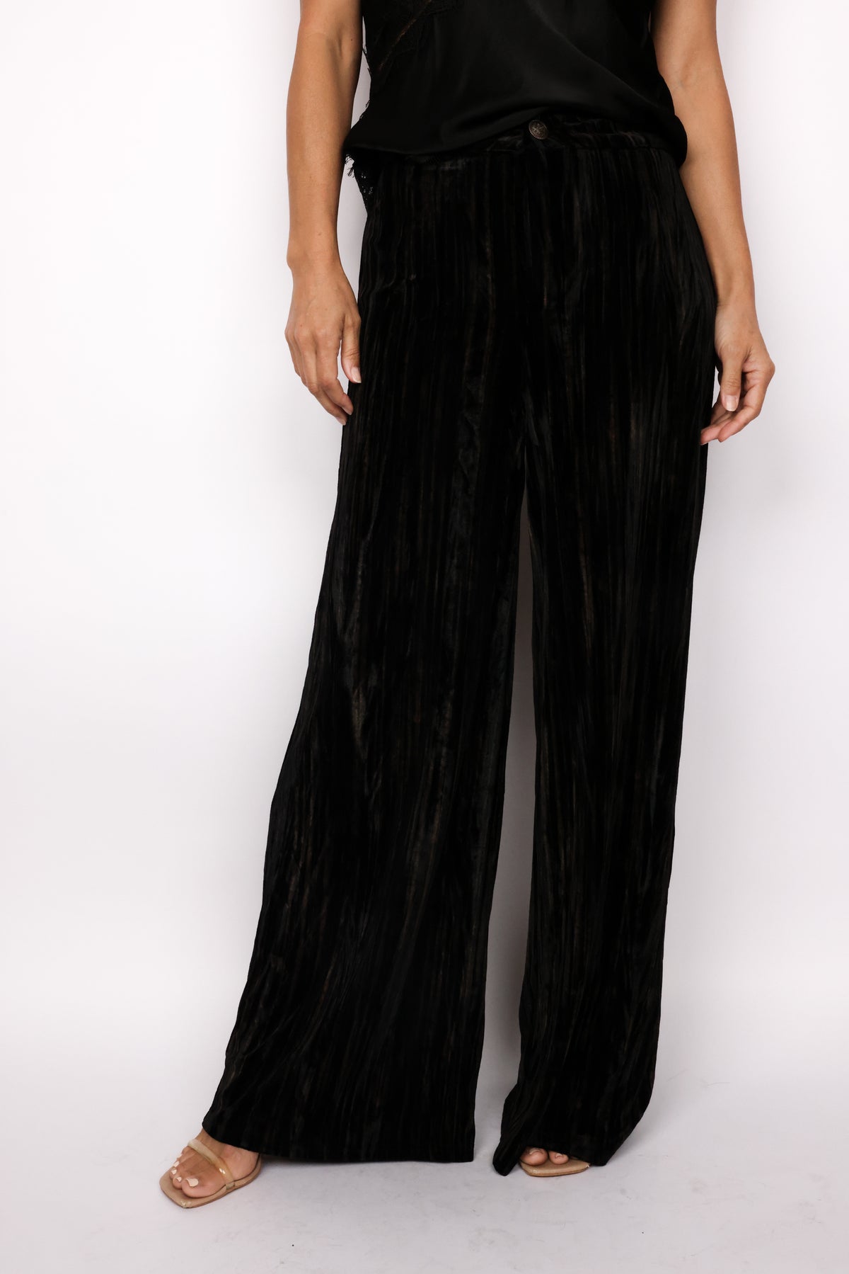 Textured Velvet Pant