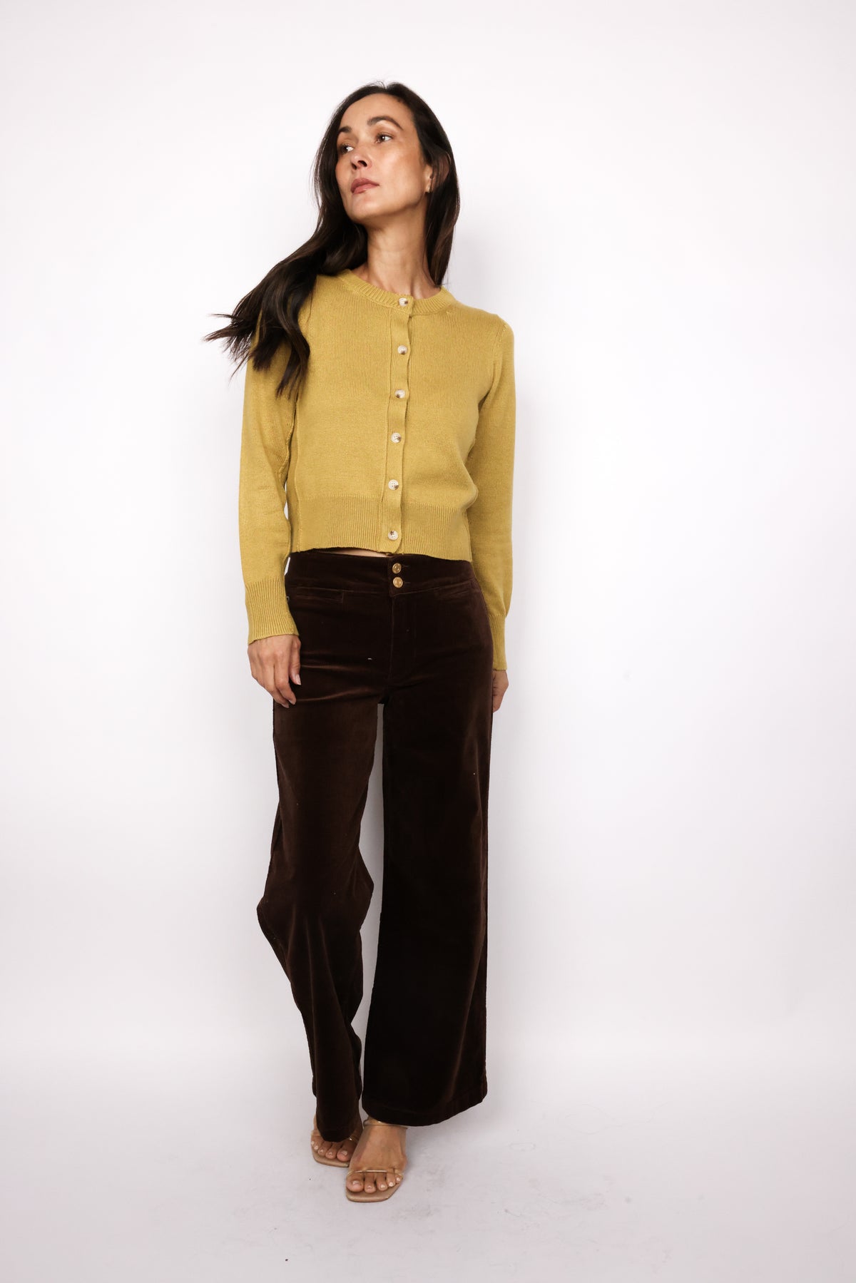 Kut Meg Wide Leg Corduroy Pant