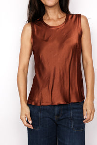 Sleeveless Silky Top