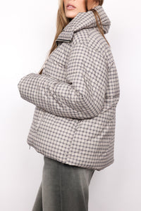 High Mock Full Zip Puffer Jacket
