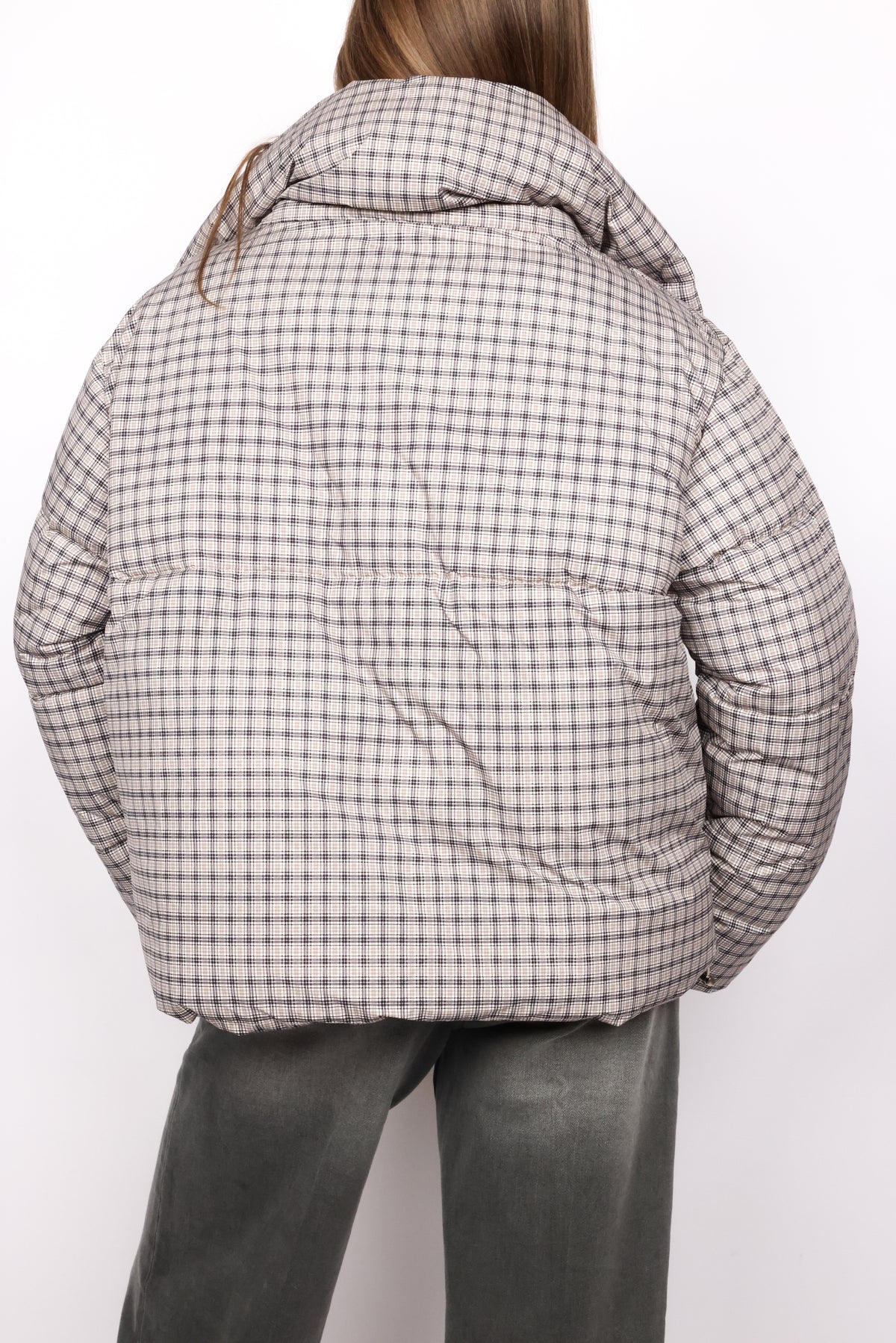 High Mock Full Zip Puffer Jacket