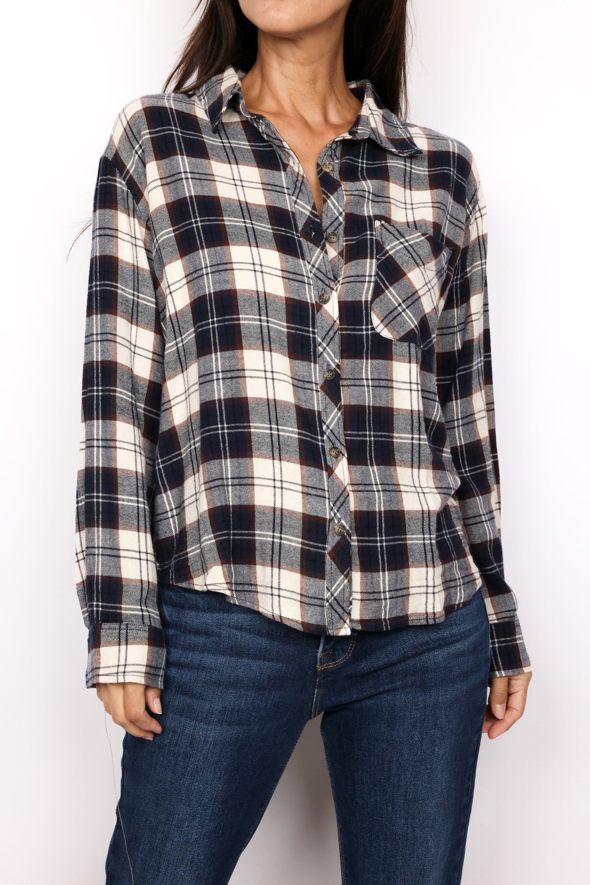 LEXI Plaid Flannel Shirt