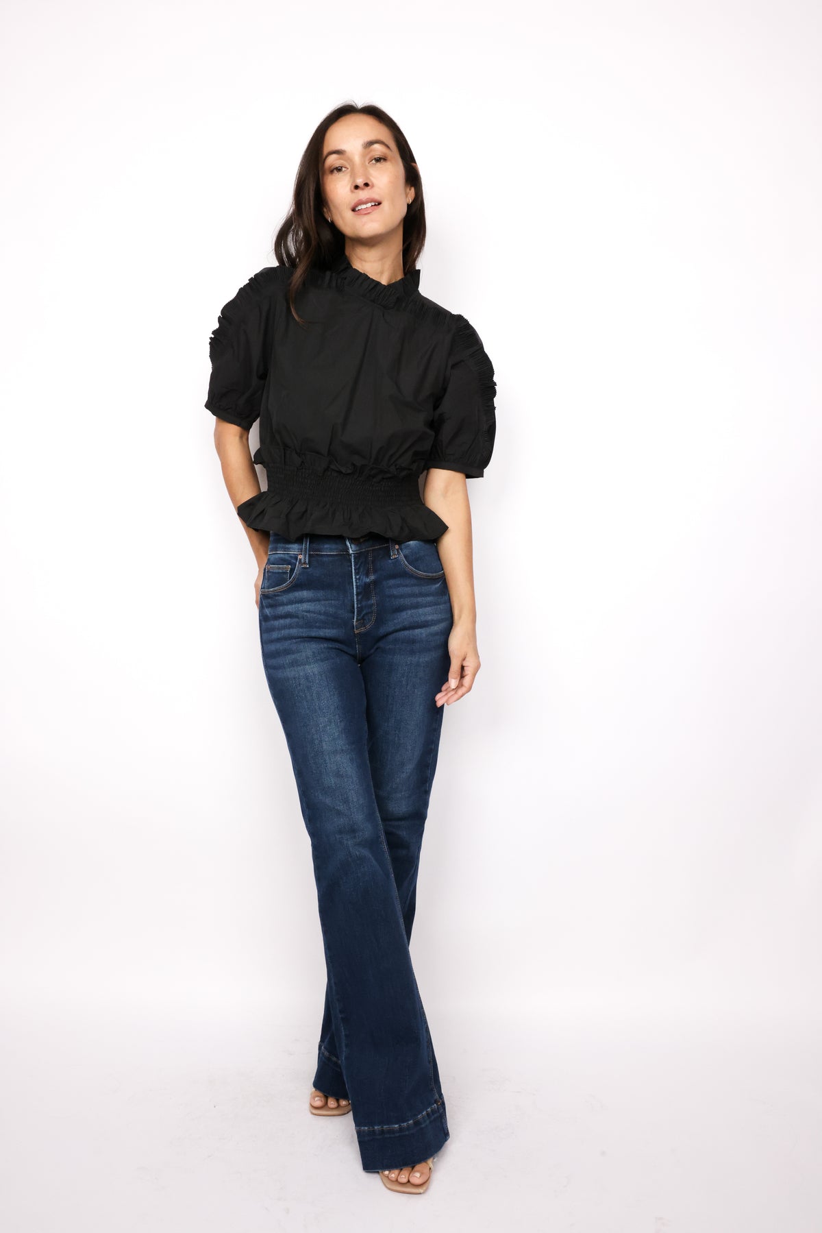 Ruffle Detail Top