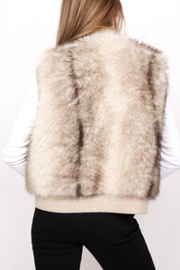 Cross-Fox Knit Vest