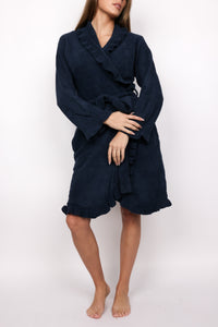 36" Ruffle Chenille Robe