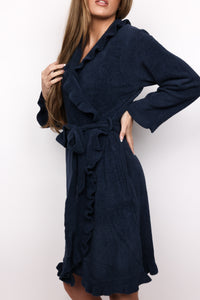 36" Ruffle Chenille Robe