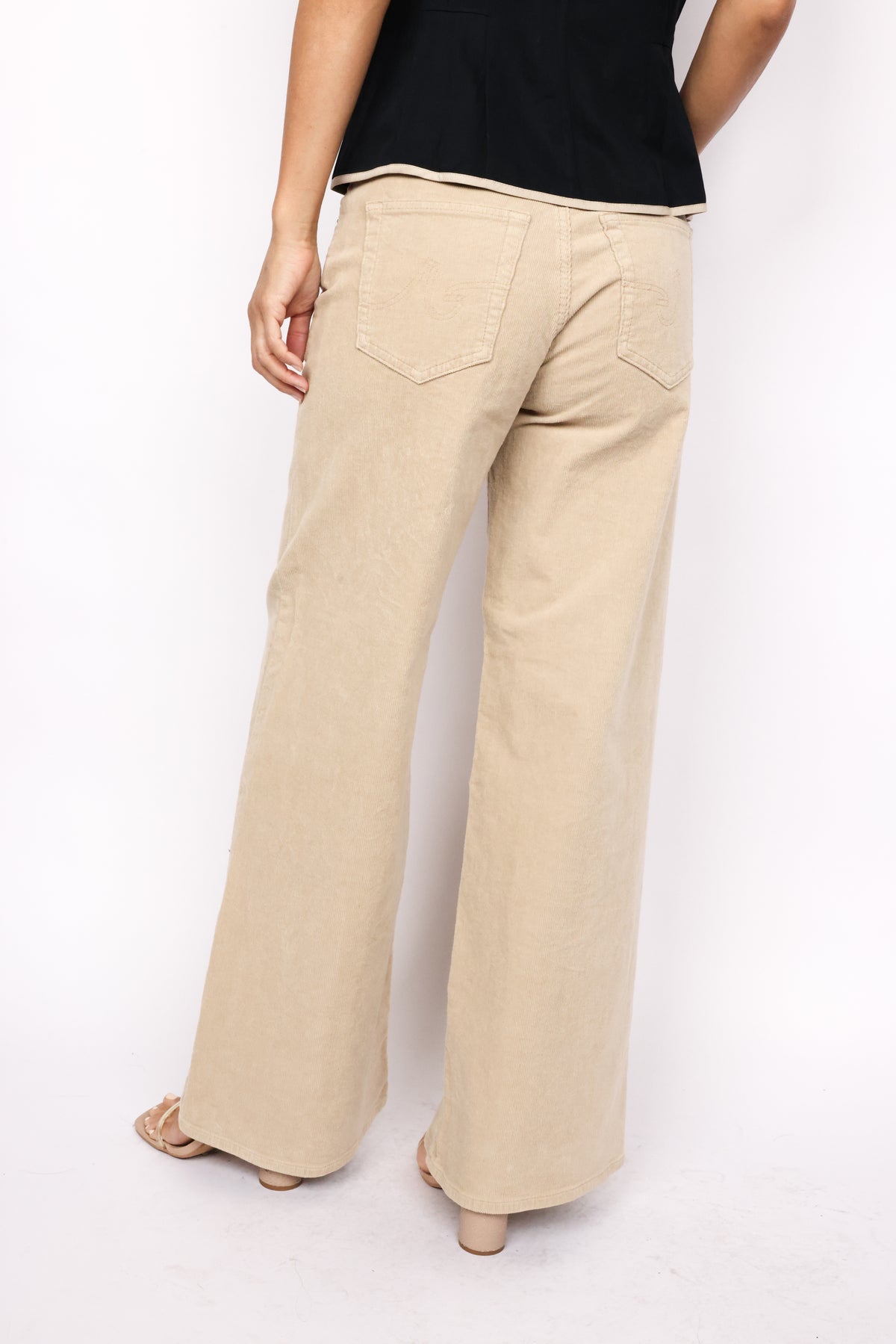 AG Saige Wide Leg Corduroy Pant