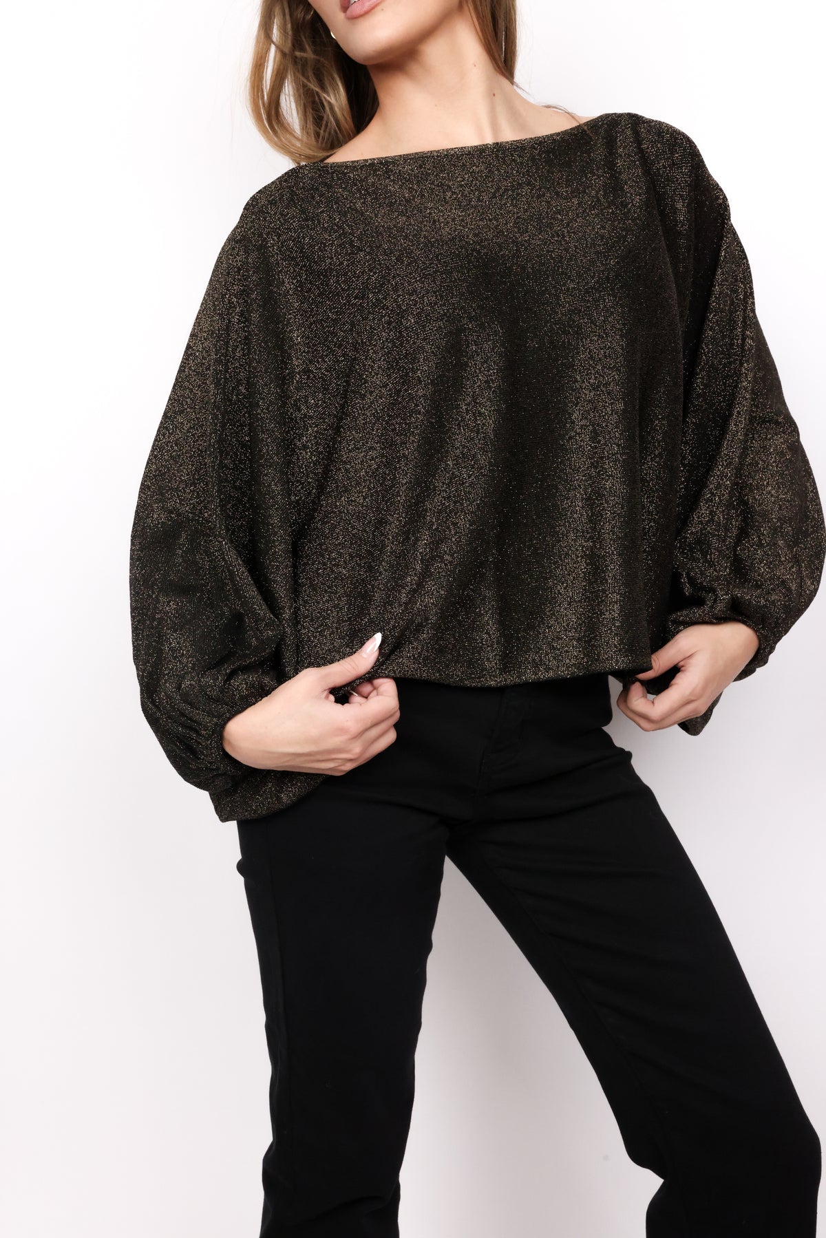 Shimmer Knit Sweater
