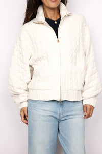 Cable Knit Marshmallow Jacket