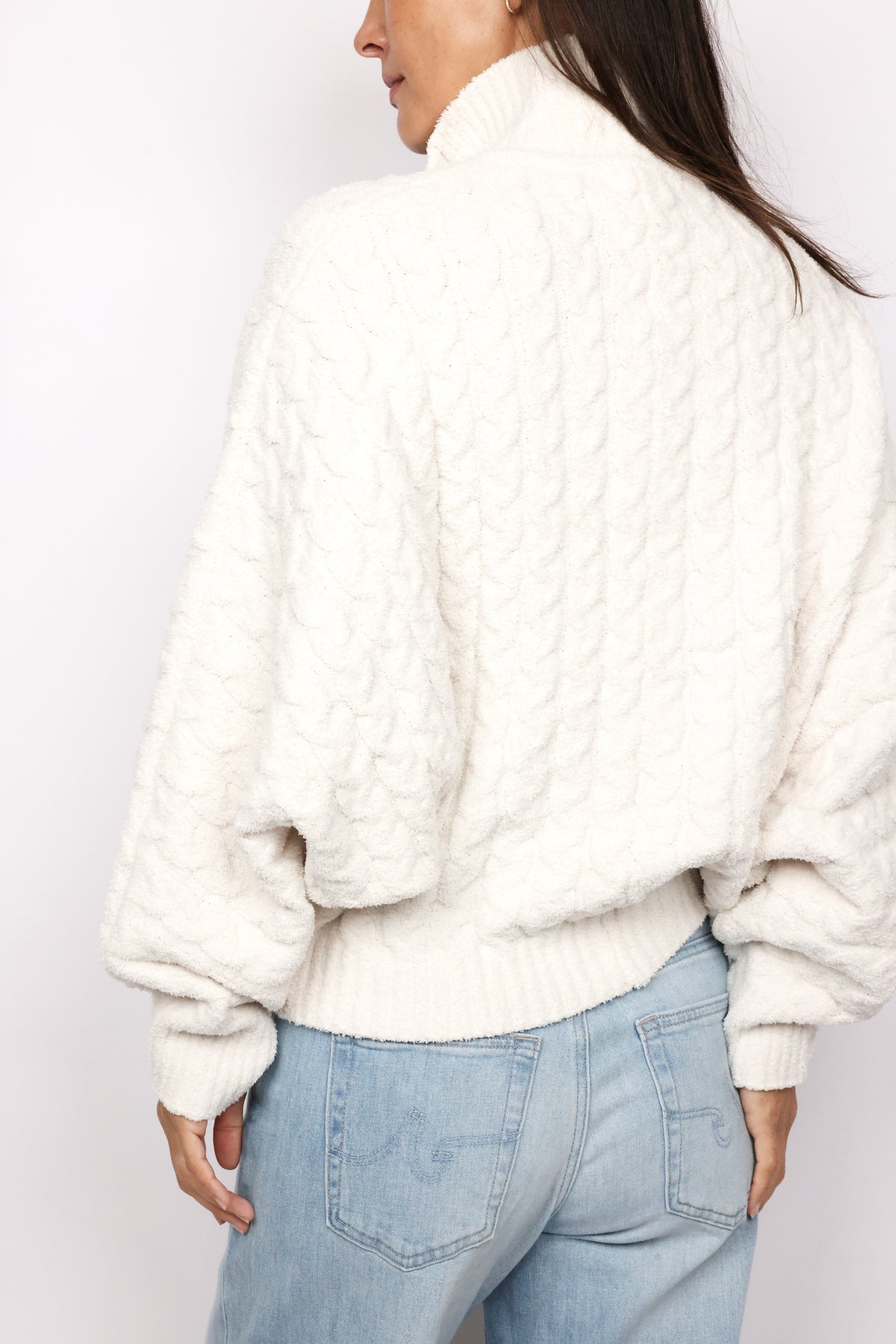 Cable Knit Marshmallow Jacket