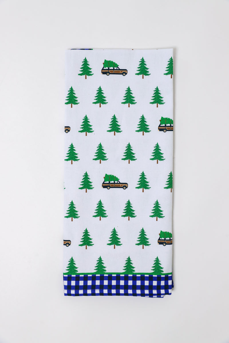 Woodie Jeep Tea Towel