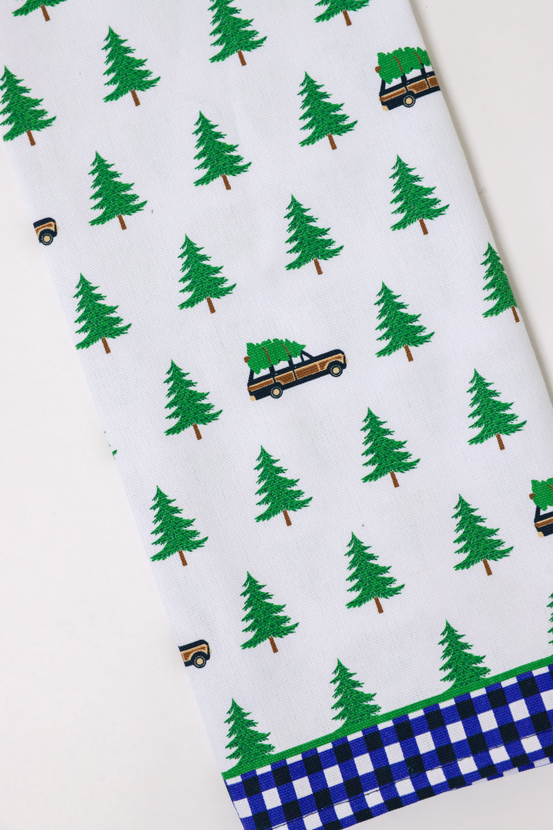 Woodie Jeep Tea Towel