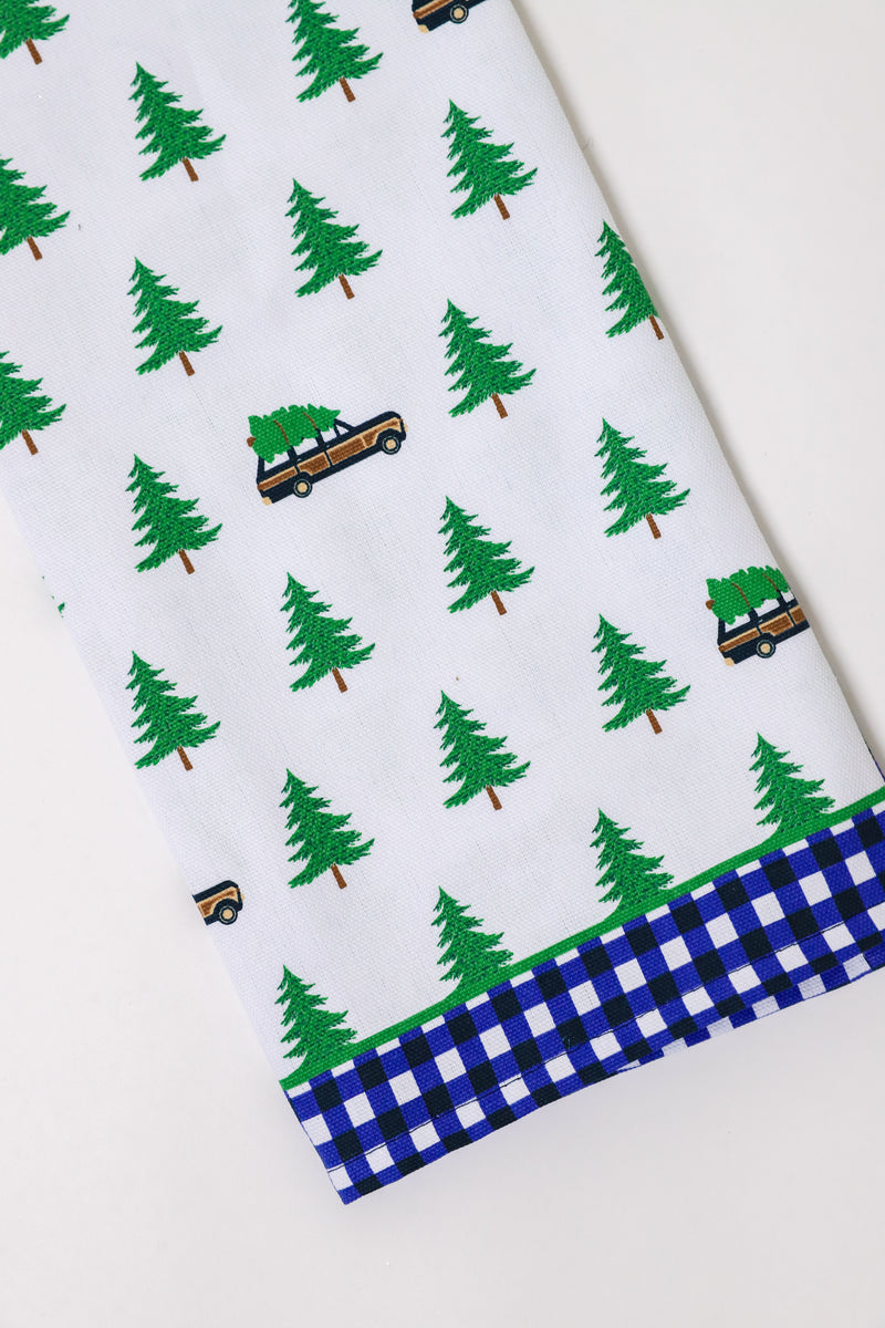 Woodie Jeep Tea Towel
