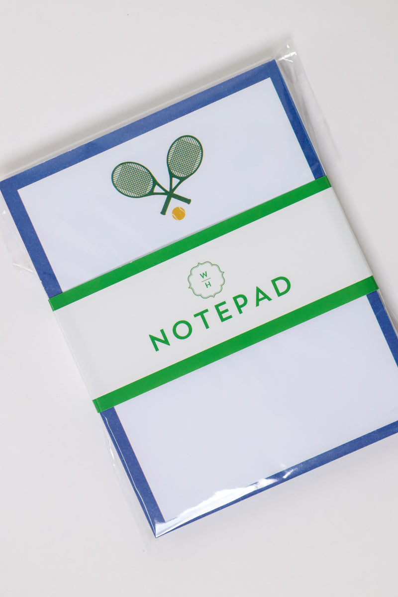 Tennis Racquets Notepad