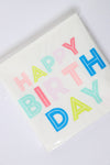 Happy Birthday Beverage Napkins