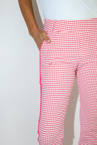 Checkered Ankle Pant