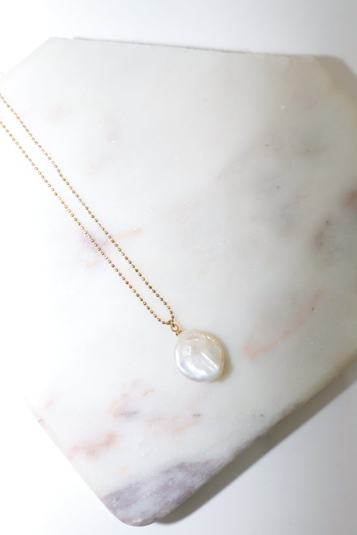 Pearl Coin Necklace