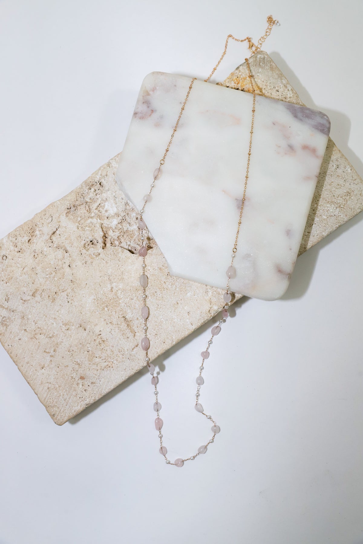 Double Beaded Chain Necklace