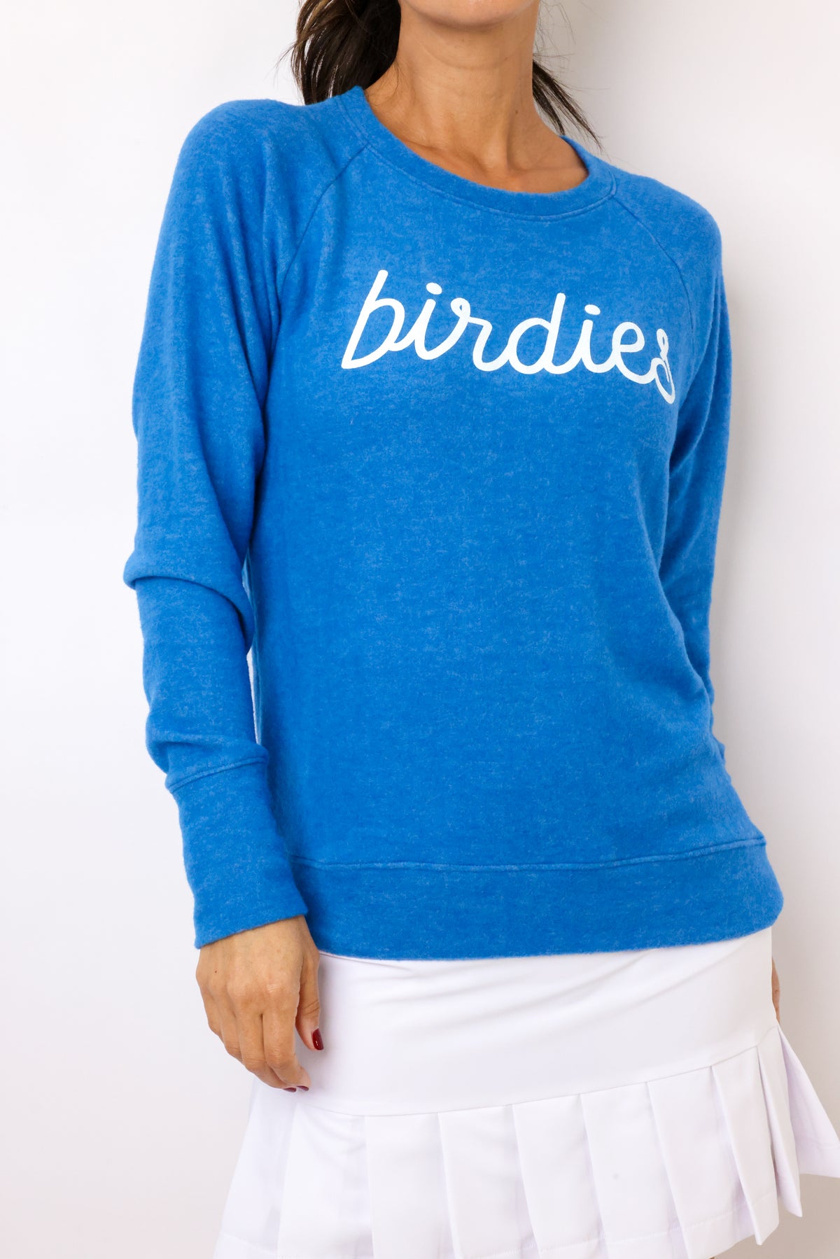 Birdies Lightweight Brushed Fleece Pullover Sweater
