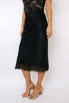 Slip Skirt With Lace