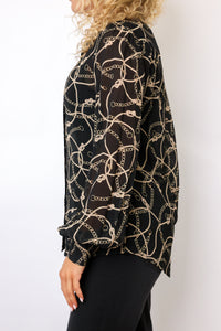 Generation Love Maxwell Rope Georgette Blouse